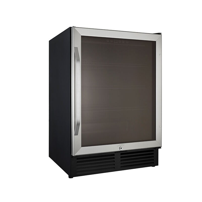Avanti 24 in. 5.0 cu. ft. Built-In/Freestanding Beverage Center with Adjustable Shelves & Digital Control - Stainless Steel, , hires