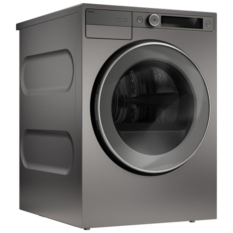Asko 5-Series 24 in. 5.2 cu. ft. Smart Stackable Electric Dryer with Sensor Dry - Titanium, Titanium, hires