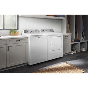Maytag 29 in. 7.0 cu. ft. Front Loading Gas Dryer with 7 Dryer Programs, 3 Dry Options & Wrinkle Care - White, , hires