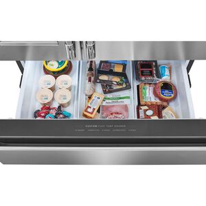 Frigidaire Professional 36 in. 21.4 cu. ft. Smart Counter Depth 4-Door French Door Refrigerator with Ice & Water Dispenser - Stainless Steel, , hires