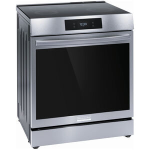Frigidaire Gallery Series 30 in. 6.2 cu. ft. Air Fry True European Convection Steam Slide-In Electric Range with 5 Induction Burners - Stainless Steel, , hires