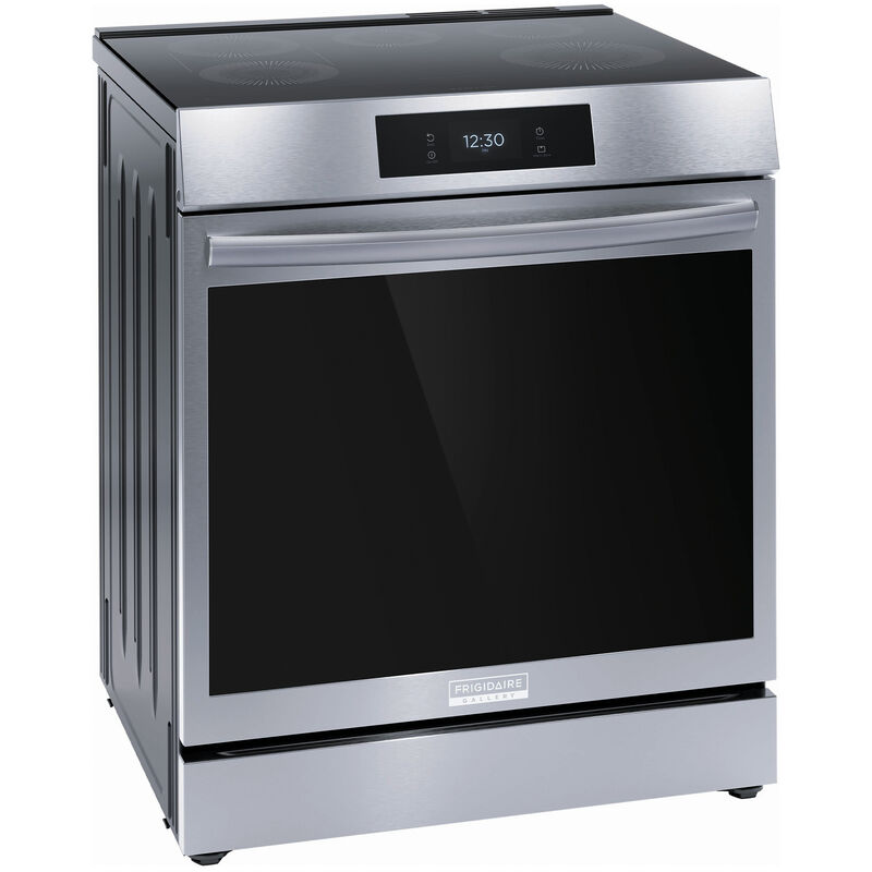 Frigidaire Gallery Series 30 in. 6.2 cu. ft. Air Fry True European Convection Steam Slide-In Electric Range with 5 Induction Burners - Stainless Steel, , hires