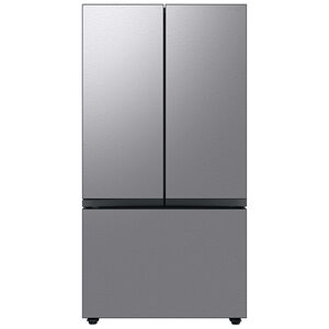 Samsung Bespoke 36 in. 30.1 cu. ft. Smart French Door Refrigerator with Beverage Center & Internal Water Dispenser - Stainless Steel, Stainless Steel, hires