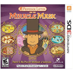 Professor Layton:Miracle Mask for 3DS, , hires