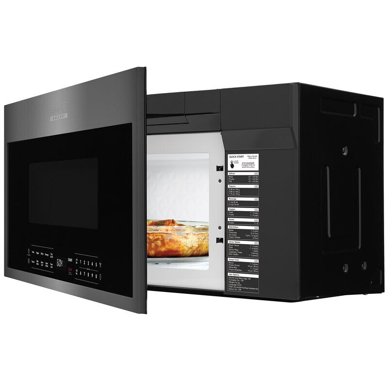 Frigidaire Gallery 30 in. 1.9 cu. ft. Over-the-Range Microwave with 11 Power Levels, 400 CFM & Sensor Cooking Controls - Black Stainless Steel, , hires