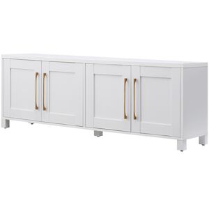 Preston & Cole Daphne 68" Wide TV Stand for TVs up to 75" - White, , hires