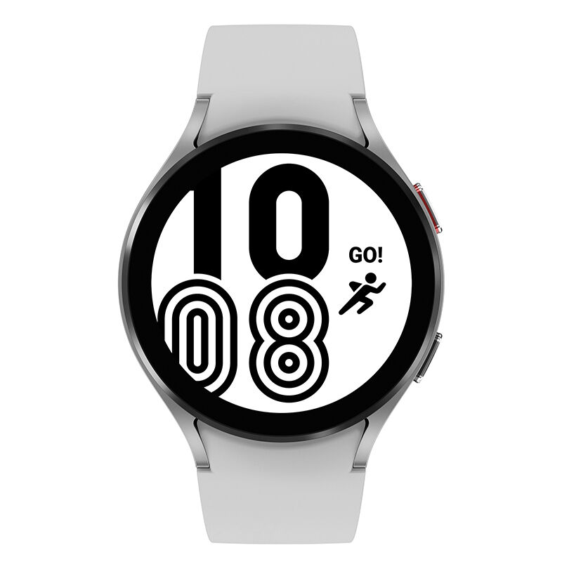 Samsung - Galaxy Watch4 Aluminum Smartwatch 44mm BT - Silver | P.C. Richard  \u0026 Son