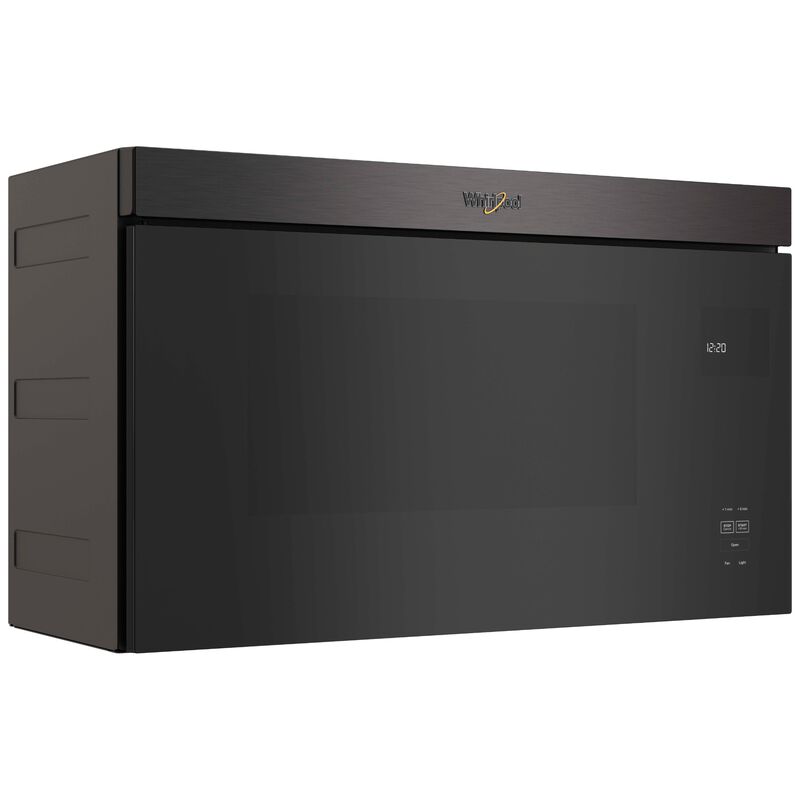 Whirlpool 30 in. 1.1 cu. ft. 1000W Over-the-Range Microwave with 300 CFM & Sensor Cooking - Black Stainless, , hires