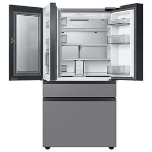 Samsung Bespoke 36 in. 22.8 cu. ft. Smart Counter Depth 4-Door French Door Refrigerator with Internal Water Dispenser - Stainless Steel, Stainless Steel, hires