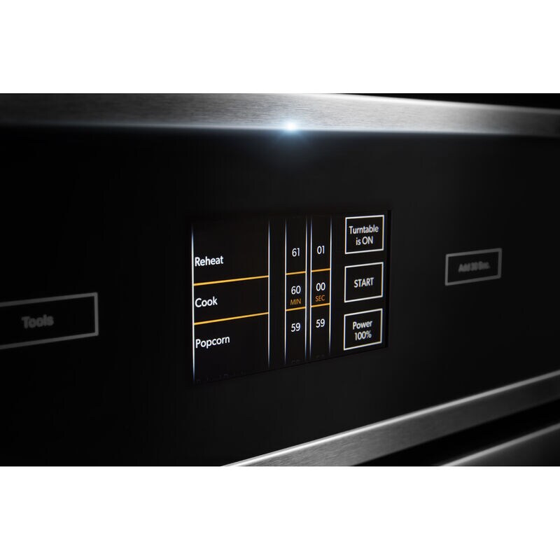 JennAir Rise 27 in. 1.4 cu.ft Built-In Microwave with 10 Power Levels & Sensor Cooking Controls - Stainless Steel, , hires