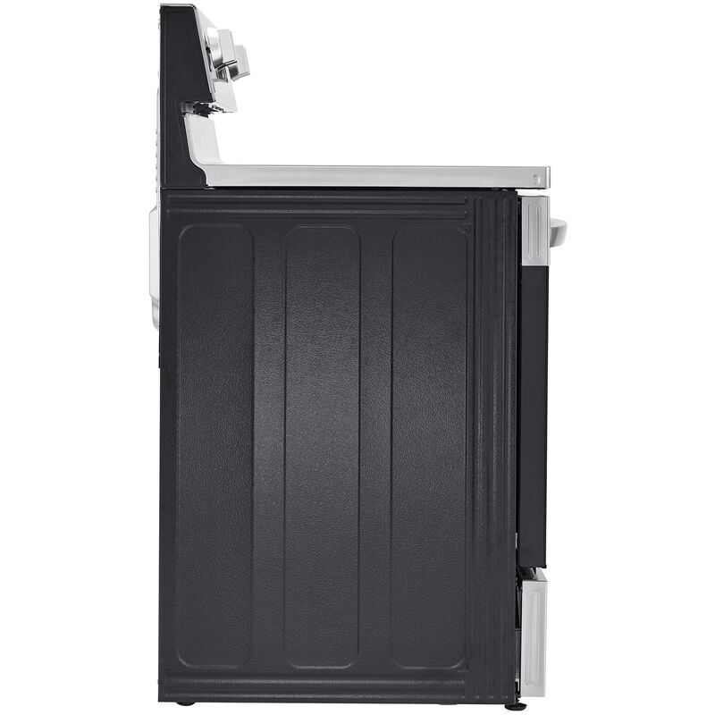 LG 30 in. 6.3 cu. ft. Smart Air Fry Standard Convection Electric Range with Radiant Burners - Stainless Steel, Stainless Steel, hires