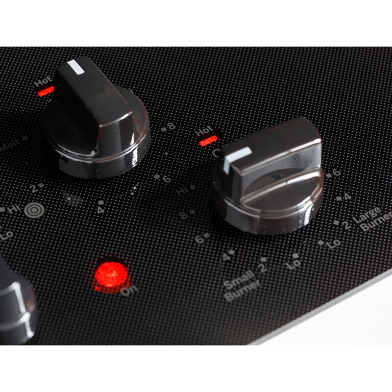 GE 30 in. 5-Burner Electric Cooktop with Simmer Burner & Power Burner - Black, , hires