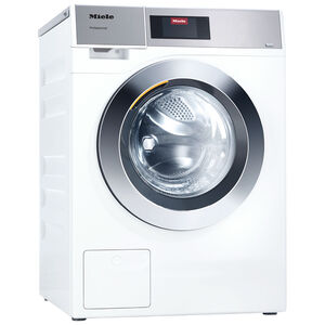 Miele 24 in. 2.5 cu. ft. Smart Stackable Front Load Washer - White, , hires