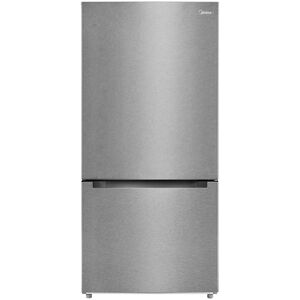 Midea 30 in. 18.7 cu. ft. Garage-Ready Bottom Freezer Refrigerator - Stainless Steel, , hires
