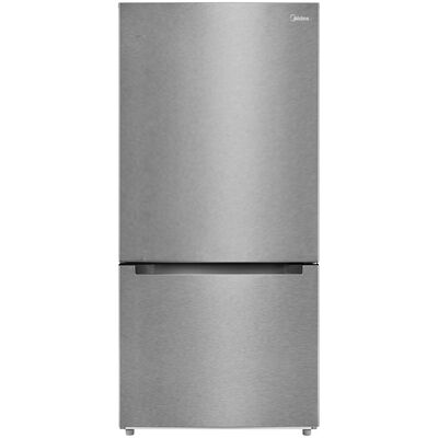Midea 30 in. 18.7 cu. ft. Garage-Ready Bottom Freezer Refrigerator - Stainless Steel | MRB19B7AST