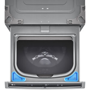 LG SideKick 27 in. 1.0 cu. ft. TwinWash Compatible Pedestal Washer - Graphite Steel, , hires