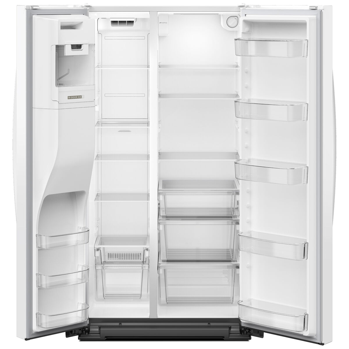 Whirlpool 36 in. 20.8 cu. ft. Side-by-Side Refrigerator with Ice