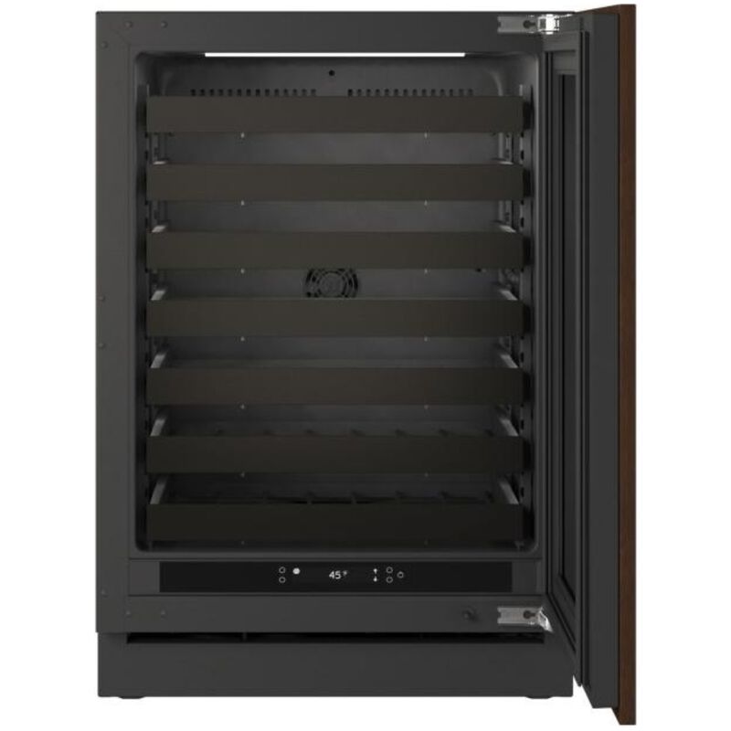 U-Line The Seamless Collection 24 in. Outdoor Undercounter Wine Cooler with Wire Racks, Single Temperature Zone & 49-Bottle Capacity - Custom Panel Ready, , hires