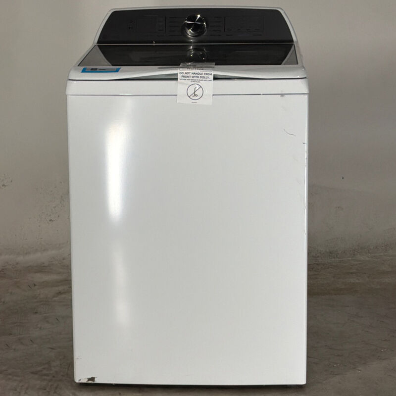 GE Profile 28 in. 5.0 cu. ft. Smart Top Load Washer with Sanitize with Oxi - White (Open Box Good Condition), , hires
