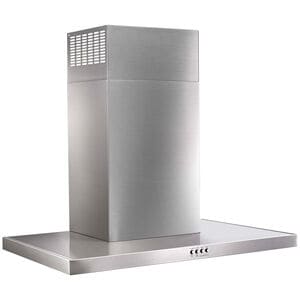 Whirlpool 30 in. Convertible Chimney Style Range Hood with 400 CFM, 3 Fan Speeds & 2 LED Lights - Stainless Steel, , hires