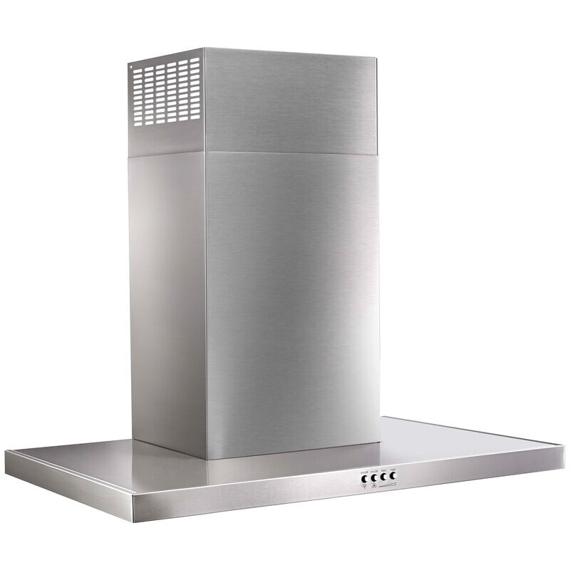 Whirlpool 30 in. Convertible Chimney Style Range Hood with 400 CFM, 3 Fan Speeds & 2 LED Lights - Stainless Steel, , hires