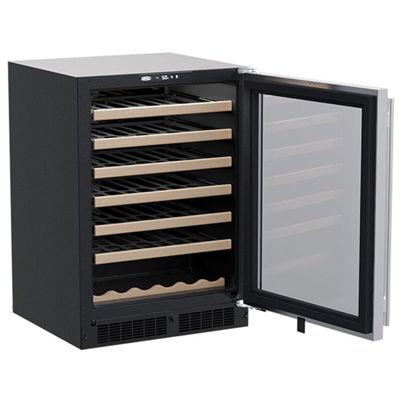 Marvel 24 in. Undercounter Wine Cooler with Single Temperature Zone & 54 Bottle Capacity - Stainless Steel, , hires