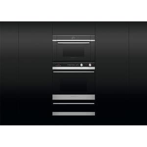 Fisher & Paykel Series 9 24 in. 1.3 cu. ft. Steam Electric Single Wall Oven with True European Convection - Stainless Steel, , hires