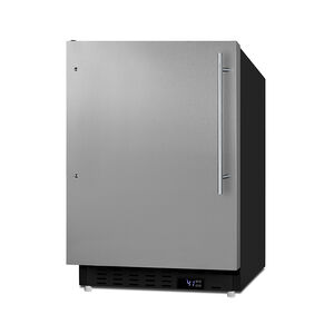 Summit 21 in. 3.5 cu. ft. Left-Hinged Undercounter Refrigerator - Stainless Steel, , hires
