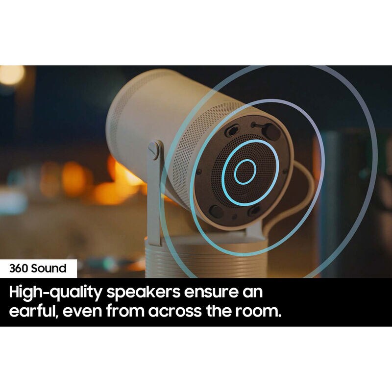 Samsung Freestyle 2nd Gen Projector with Gaming Hub - White, , hires