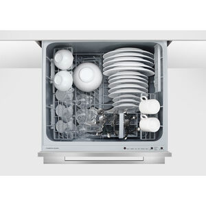 Fisher & Paykel Series 9 24 in. Smart Dishwasher with Top Control & 43 dBa Sound Level - Custom Panel Ready, , hires