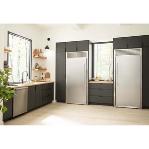 Electrolux 33 in. 18.9 cu. ft. Built-in Double-Drawers Upright Freezer with Ice-Maker & Adjustable Shelves - Stainless Steel, , hires