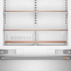 Cafe 36 in. Left-Hinged Built-In 20.2 cu. ft. Smart Counter Depth Bottom Freezer Refrigerator - Stainless Steel, , hires