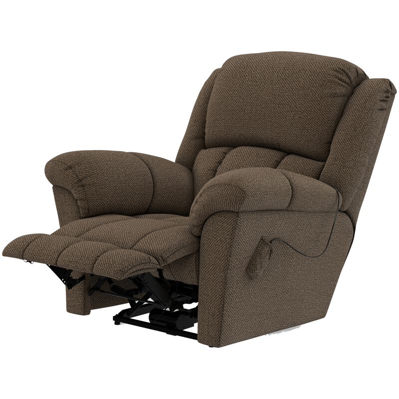 Catnapper Blarney Power Wall Hugger Recliner with Heat & Massage - Chocolate, Chocolate, hires