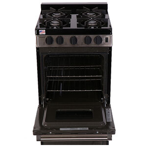 Premier Pro Series 20 in. 2.4 cu. ft. Oven Freestanding Gas Range with 4 Sealed Burners - Stainless Steel, , hires