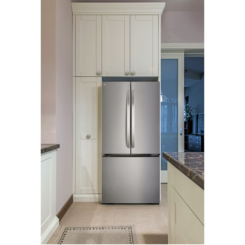 LG 33 in. 20.8 cu. ft. Smart Counter Depth French Door Refrigerator - PrintProof Stainless Steel, , hires
