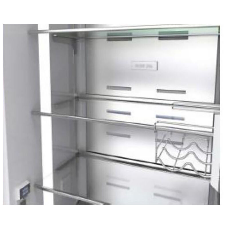 Blomberg 30 in. 16.4 cu. ft. Built-In Counter Depth Bottom Freezer Refrigerator with Internal Water Dispenser - Stainless Steel, , hires