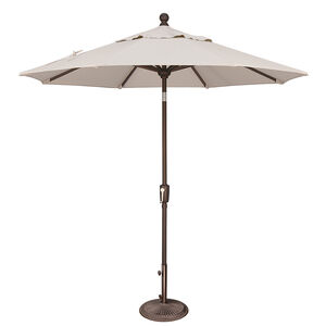 SimplyShade Catalina 7.5' Octagon Push Button Market Umbrella in Sunbrella Fabric - Natural, Natural, hires