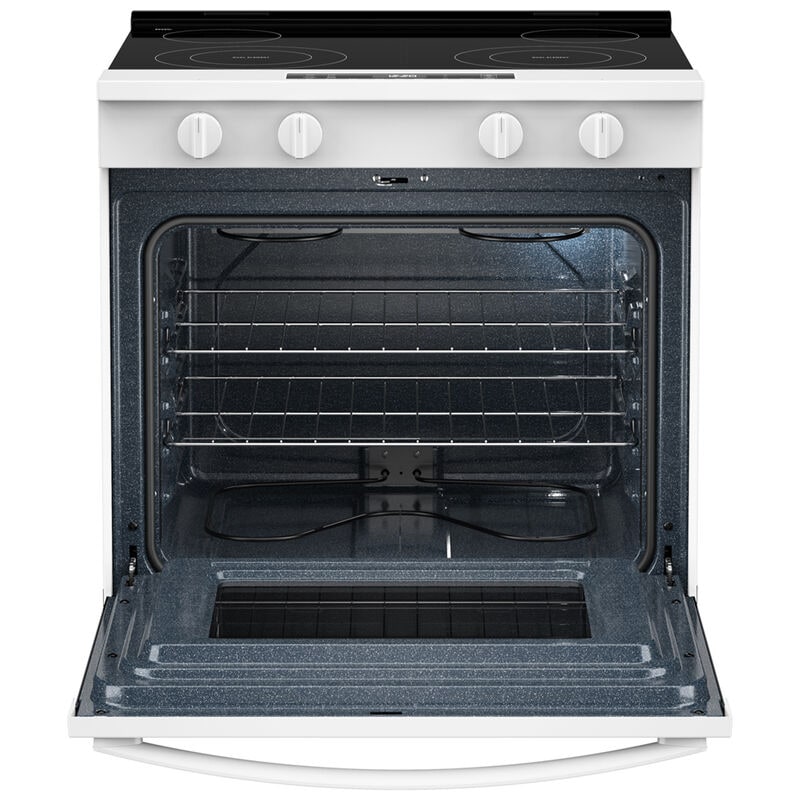 Whirlpool 30 in. 5.3 cu. ft. Smart Air-Fry Electric Range with Radiant Burners - White, , hires