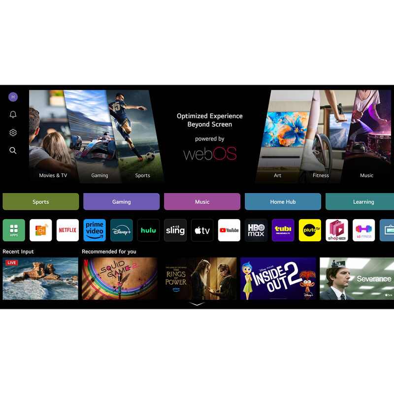 LG - 75" Class UA75 LED 4K UHD Smart webOS TV, , hires