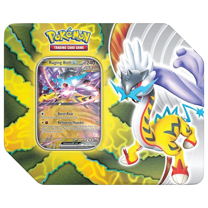 Pokemon Trading Card Game: Paradox Destinies Tin (Raging Bolt ex), , hires