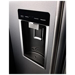 KitchenAid 36 in. 23.8 cu. ft. Counter Depth French Door Refrigerator with Ice & Water Dispenser - Stainless Steel with PrintShield Finish, Stainless Steel with PrintShield Finish, hires
