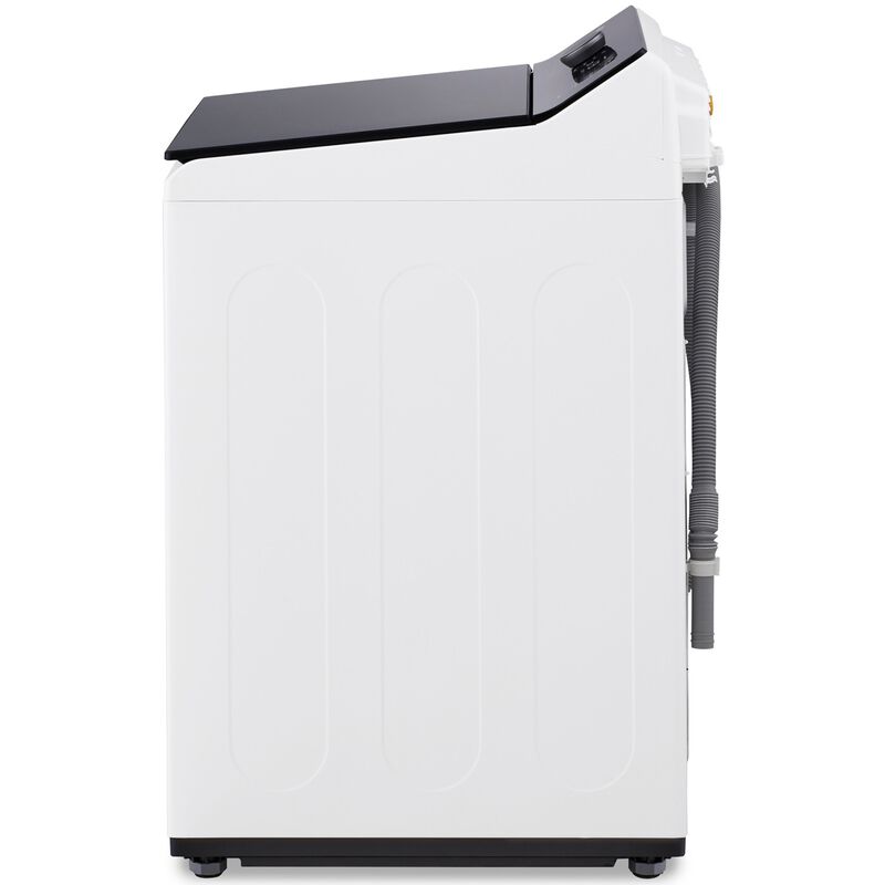 LG 27 in. 5.5 cu. ft. Smart Top Load Washer with EasyUnload, TurboWash3D Technology & AI Sensing - Alpine White, Alpine White, hires