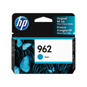 HP 962 Cyan Ink Cartridge, , hires
