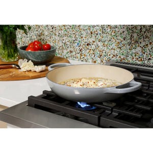 Cafe Commercial-Style 48 in. 8.2 cu. ft. Smart Air Fry True European Convection Double Oven Dual Fuel Range with 6 Sealed Burners & Griddle - Stainless Steel, Stainless Steel, hires