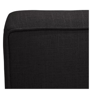 Skyline Furniture Armless Linen Fabric Accent Chair - Black, , hires