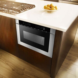 XO 24 in. 1.2 cu. ft. 1000W Drawer Microwave with Sensor Cooking - Stainless Steel, Stainless Steel, hires