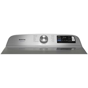 Maytag 27 in. 7.4 cu. ft. Smart Electric Dryer with Pet Pro Option, Sensor Dry, Sanitize & Steam Cycle - Classic Silver, , hires
