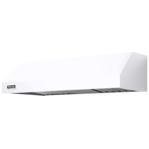 Viking 5 Series 30 in. Canopy Pro Style Range Hood with 460 CFM, Convertible Venting & 2 Halogen Lights - White, , hires
