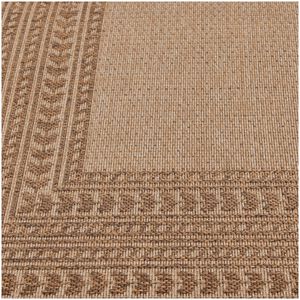 Natco Santorini Collection Outdoor Area Rug Sutton 7'10"x9'10" - Natural/Earth, , hires