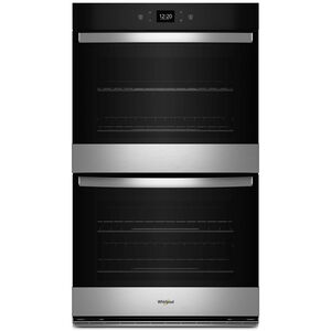 Whirlpool 30 in. 10.0 cu. ft. Electric Smart Double Wall Oven with Standard Convection & Self Clean - Fingerprint Resistant Stainless Steel, Fingerprint Resistant Stainless, hires